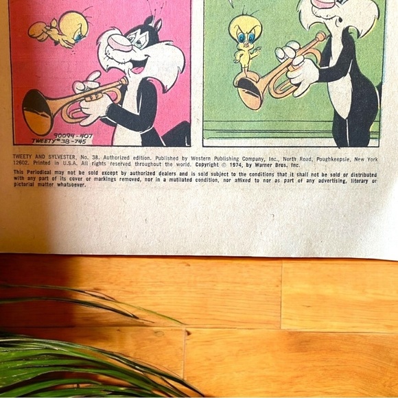 VINTAGE 1974 Warner Bros. Tweety and Sylvester Comic Book - No. 38 - Picture 3 of 10
